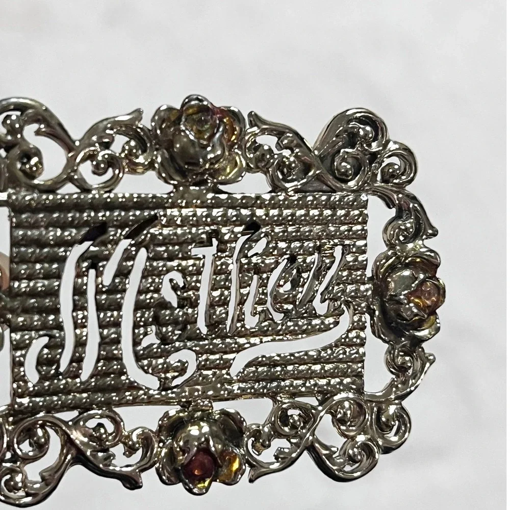 🔮 5/$25 Vintage‎ Mother Brooch